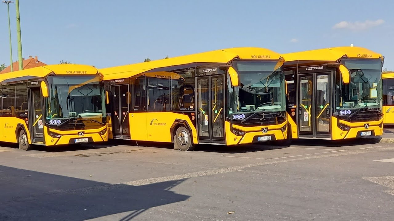 Új csuklós Credo Econell 18 buszok Miskolcon