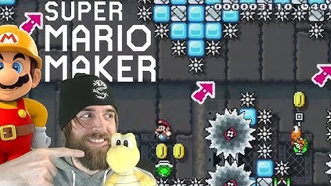 Very Creative | Frozen Koopa Shell Jumps! [First Clear] - Super Mario Maker