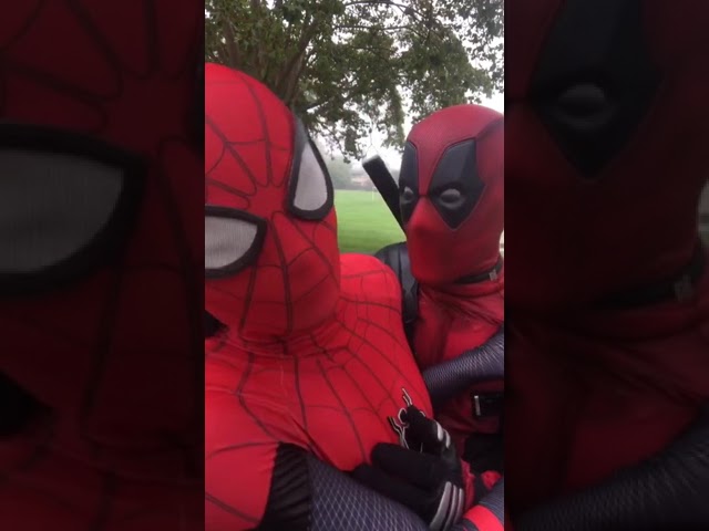 Why we don’t just seal the deal￼already!😘💍  #deadpool #spiderman #iloveyou #marriage #FeelingGood