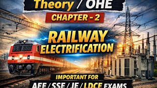 RAILWAY ELECTRIFICATION | Theory / OHE Chapter-2 | Important for AEE / SSE / JE LDCE | @LdceRailway