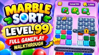 Marble Sort Level 99 - Full Gameplay Walkthrough | Can You Solve It