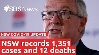 NSW records 1,351 new COVID-19 cases and 12 deaths | SBS News