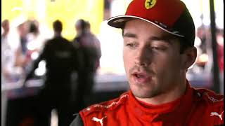 Details F1 2022 Charles Leclerc Post Sprint Race Interview Austrian Guide