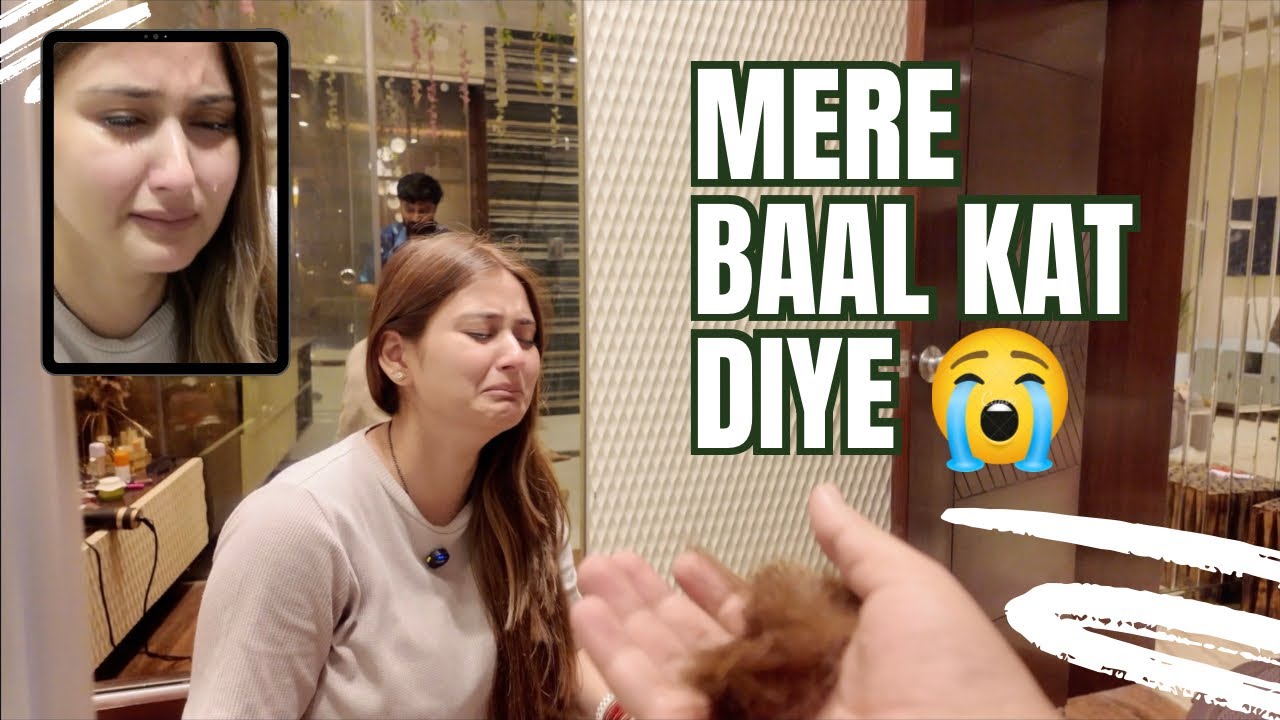 Wife's Hair Cutting by Husband gone wrong* 😰