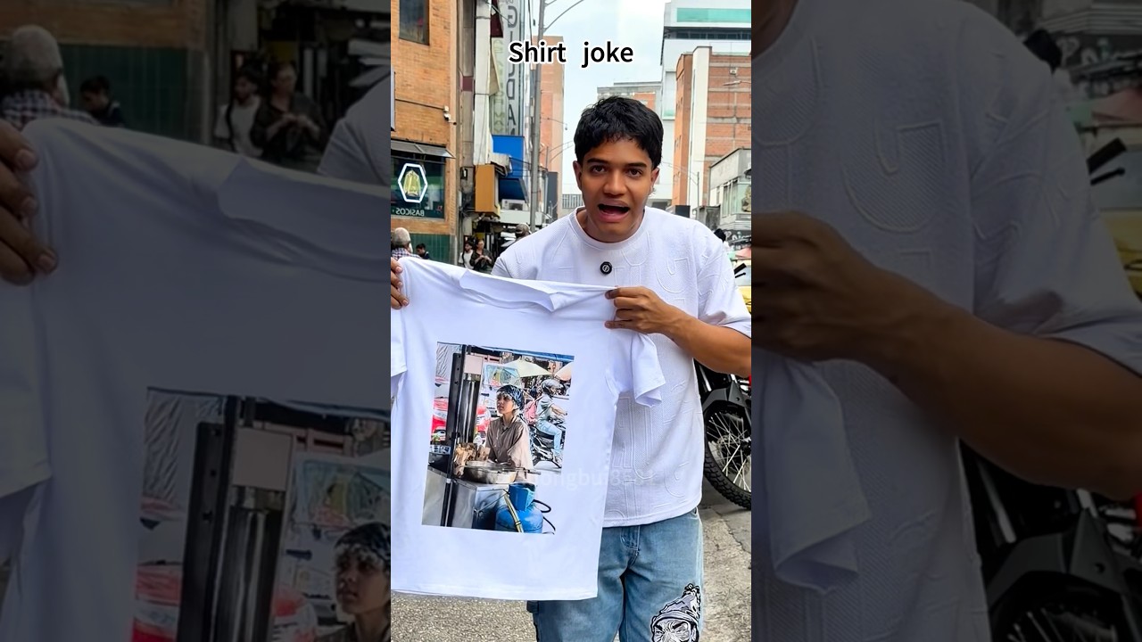 This Shirt Joke Fooled Everyone 😂🤯 #shorts #shirtjoke #reaction #funny #viral #comedy