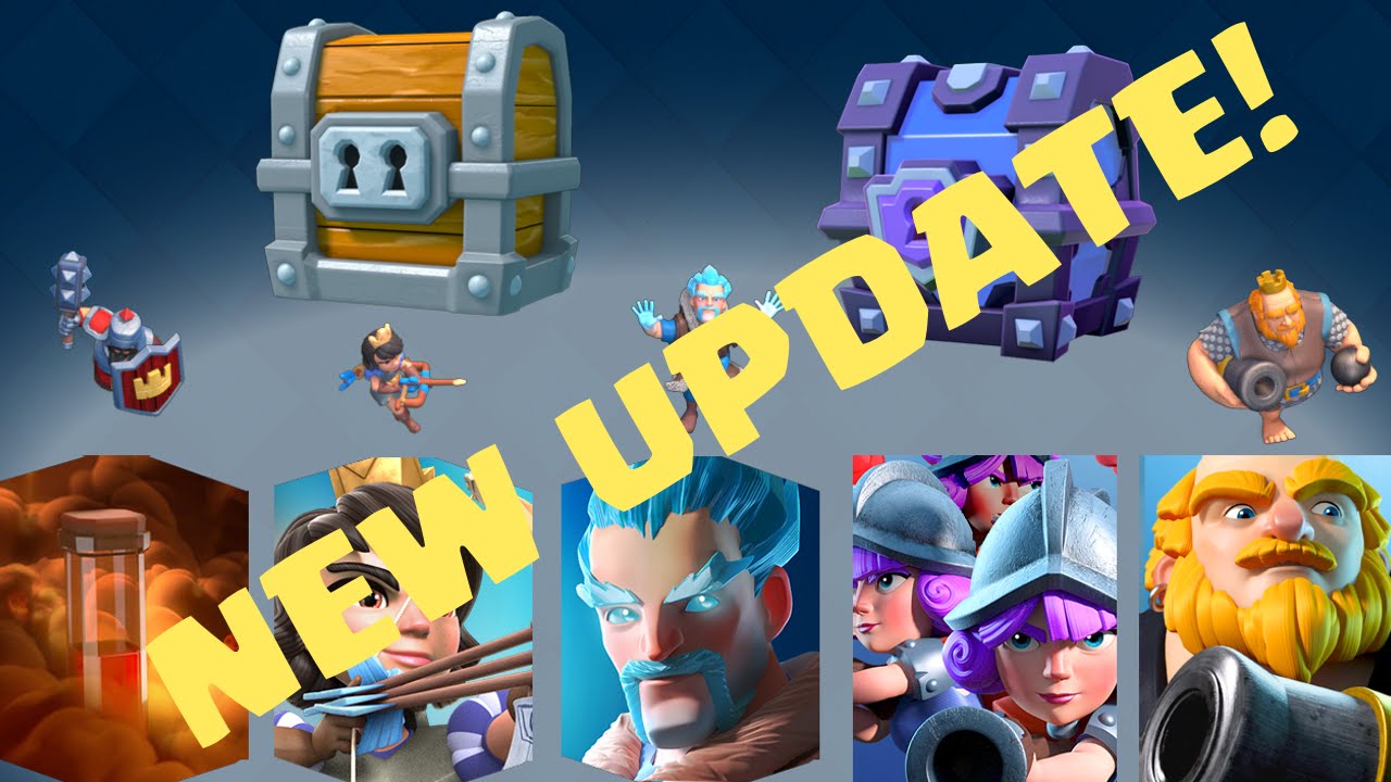 Clash Royale Update LEAKED! Legendary Cards & New Chests! YouTube