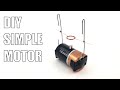 Build a simple electric motor  science project