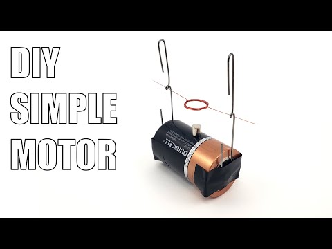 Video: Hoe maak je een motor met een batterijdraad en een magneet?