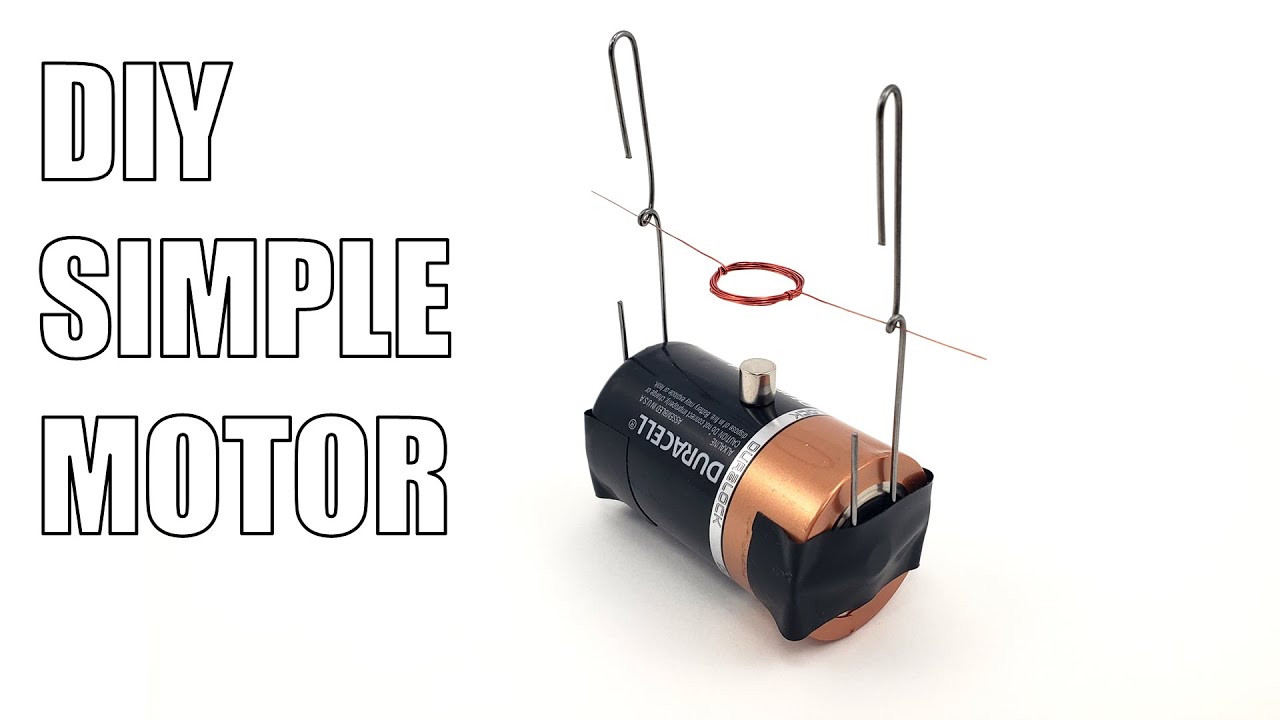 Build a Simple Electric Motor - YouTube