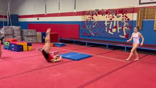 How To Gymnastics - Back Extension Handstand Drills for Uneven Bar Release Moves