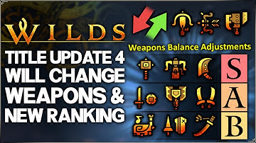 Monster Hunter Wilds - Weapons Are Changing - New Best Weapon Guide & Title Update 4 Buffs We Need!
