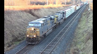20170119 January 19 2017 CSX Q300 with ET44AH AC44CW CP Berry in Philadelphia PA on CSX Trenton Line