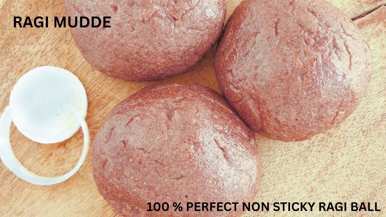 HEALTHY WEIGHT LOSS FINGER MILLET BALLS/ರಾಗಿ ಮುದ್ದೆ (Ragi Mudde) 100 % NON STICKY/RAGI SANGATI