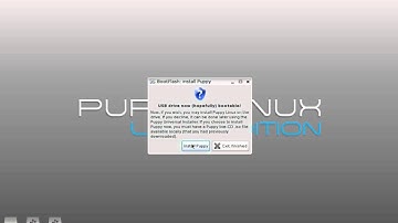 Puppy Linux - USB Install