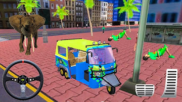 Tuk Tuk Auto Rickshaw Sim #54 - Gameplay Walkthrough  Android Ios Games
