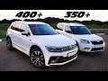 ОНИ БЕШЕНЫЕ !!!  TIGUAN 2.0T Stage 3 vs Yeti 1.8Т Stage 3.