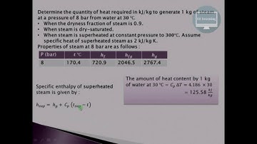 Solved examples on properties of steam & dryness fraction rklearning