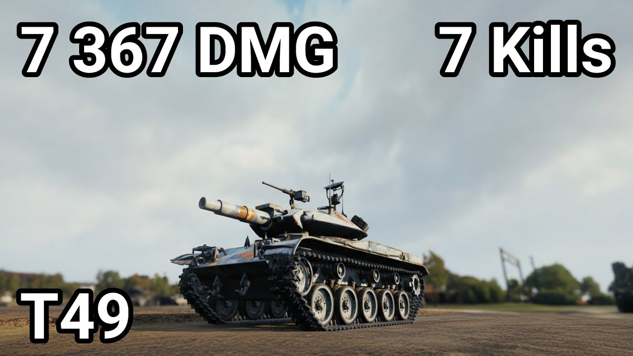 T49: 7.3K Damage 7 Kills - The Derp King Destroys the Meta! | World of Tanks 2.1