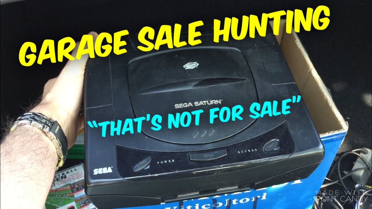 Garage Sale Hunting: SEGA SATURN, Game Gear, PS3, Nintendo Wii, Video Games and More