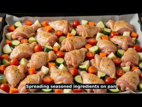 Sheet Pan Mexican Chicken & Roasted Veggies recipe video thumbnail