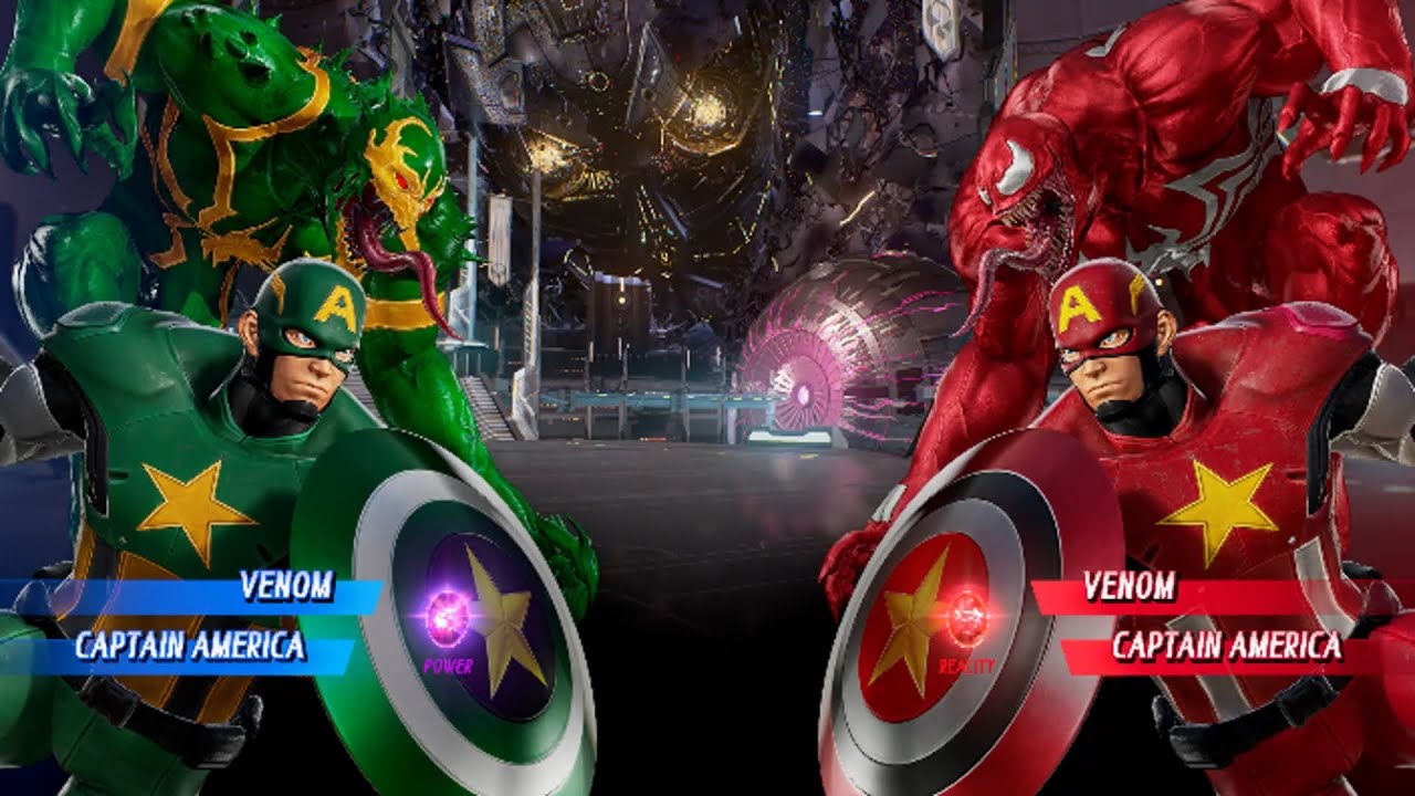 Venom & Captain America Vs Venom & Captain America [Very