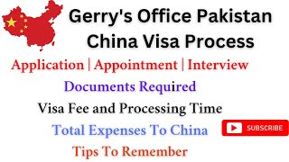 Gerry's Office Pakistan | China Visa Process screenshot 1