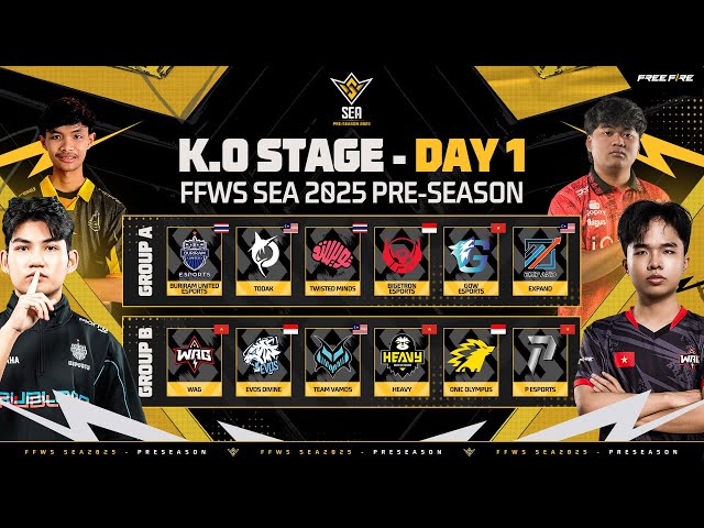 EN] FFWS SEA 2025 Pre-season | Knockout Stage - Day 1 - YouTube