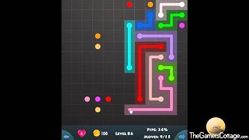 Flow Game Level - 956 [12x12] Jumbo Pack Connect the Dots