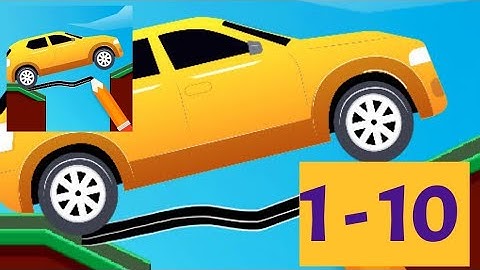Draw Bridge Games: Save Car Level 1 to 20 Walkthrough Part 1  (iOS - Android Gameplay)