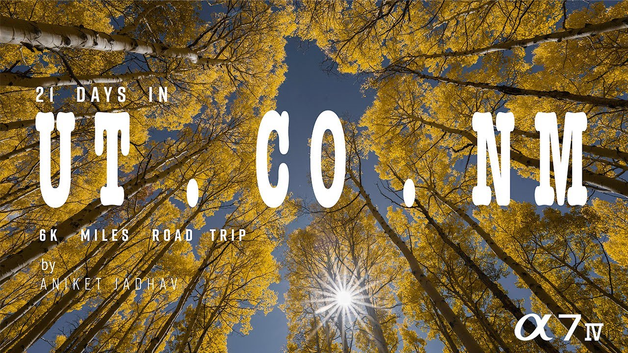 6K miles Road trip to Utah | Colorado Fall Colors | Balloon Fiesta ABQ (Sony A7IV | DJI Air 2S)