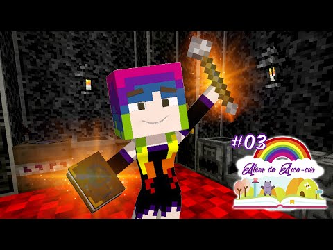 Fiz minha varinha e meu grimório! - MINECRAFT| Além do Arco-íris #3