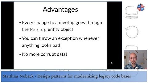 "Design patterns for modernizing legacy code bases" by Matthias Noback (@matthiasnoback)