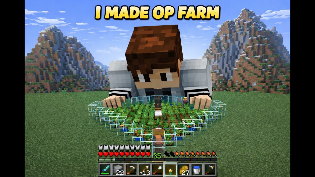 Minecraft and I Made OP Food Farm || Minecraft survival || Hindi Part-9 ...