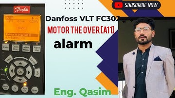 Danfoss VFD motor the Over load alarm| Danfoss VLT| Automation Drive FC302 thermistor parameters