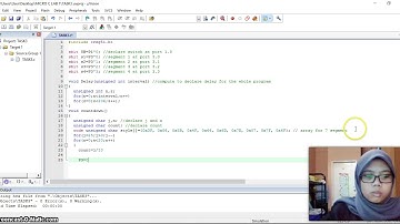 Microcontroller Lab 1: Task 3(Interfacing 7 segment display)