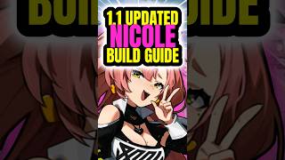 UPDATED NICOLE BUILD GUIDE | Nicole ZZZ | 1.1 Update Zenless Zone Zero