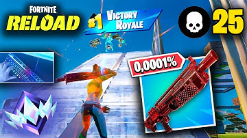 Fortnite Reload | High Kill Solo Unreal Ranked Win Gameplay (Keyboard & Mouse) W/ EXOTIC SHOTGUN