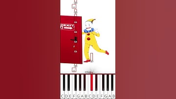 TADC characters in real life #2 - EXIT meme (@fash) Digital Circus Animation - Octave Piano Tutorial