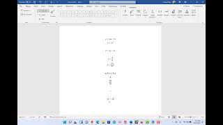 Using Unicode and LaTeX in the Microsoft Equation Editor screenshot 1