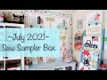 July 2021 Sew Sampler Box // UNBOXING!!