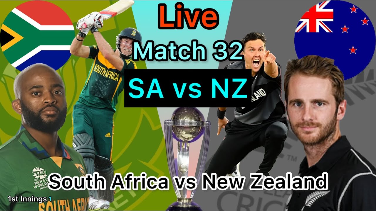 SA VS NZ, ICC World Cup 2023 Match 32, South Africa vs New Zealand 1st ...