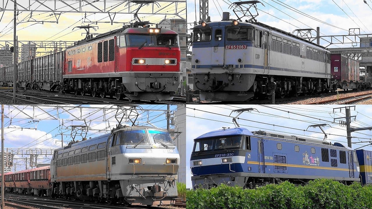 2021 8 7 貨物列車いろいろいっぱい29本 夏空に響くモーター音と高速ジョイント音 汽笛 猛暑日の木曽川駅を爆走する貨物列車と電車たち Youtube