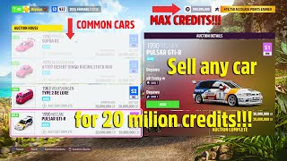 How to sell any car for 20 million in Forza Horizon 5