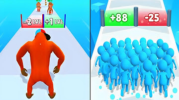 Count Masters:Stickman vs Apes Evolution Gorilla Run - All Levels Speed Run Gameplay Android iOS Ep2