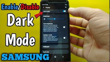 Samsung Galaxy phone Me Dark Mode On Kare | How to enable dark mode on Samsung galaxy MO1 | Samsung