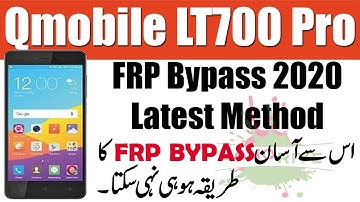 Qmobile LT700 Pro FRP Bypass 2020 Latest Method | Qmobile LT700 Pro Unlock | Lahoriye