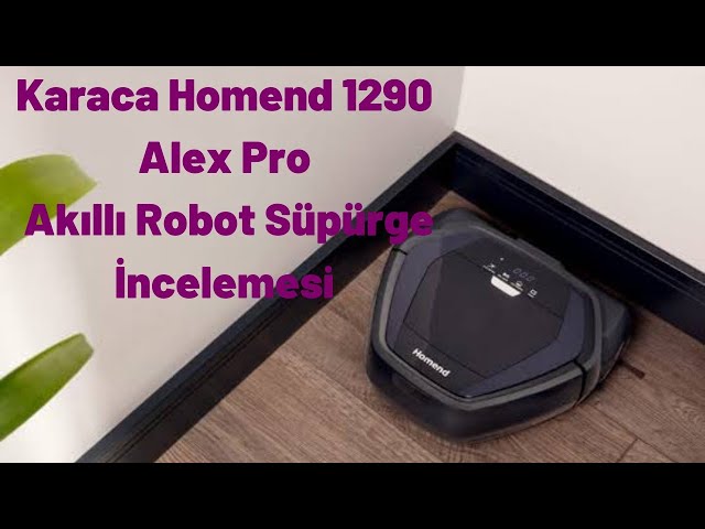 Karaca Homend 1290H Alex Pro Akıllı Robot Süpürge İncelemesi - YouTube