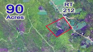Land For Sale In Maine, Over 90 Acres In Merrill! MOOERS REALTY 8669