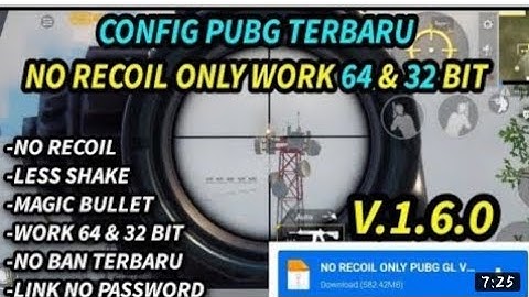 PUBG MOBILE NO RECOIL file || global+kr only  #PUBGNEWSTATE #mortal