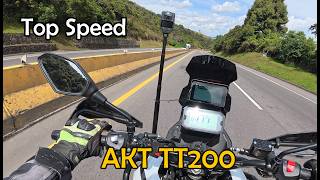 AKT TT 200 IN DEPTH: Top Speed and Cruising Speed (4K)